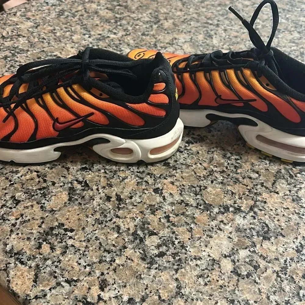 Nike Air Max Plus Orange Black Sneakers